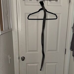 Carhartt Gray and Black Logo Belt